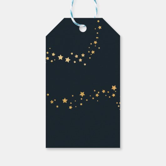 Cool Space Dogs Jongens Blast Van Verjaardag Cadeaulabel (Achterkant)