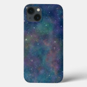 Cool Space Galaxy Stars Waterverf Pattern Case-Mate iPhone Case (Achterkant)