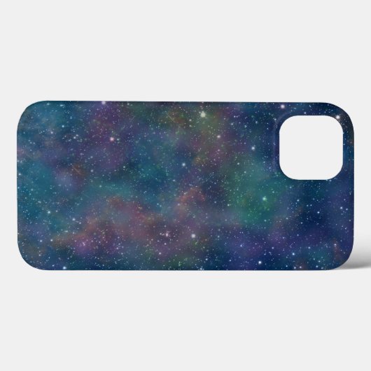 Cool Space Galaxy Stars Waterverf Pattern Case-Mate iPhone Case (Achterkant (horizontaal))