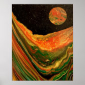 Cool space poster, sci-fi poster (Voorkant)