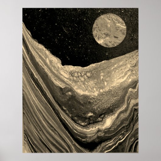 Cool space poster, sci-fi poster (Voorkant)