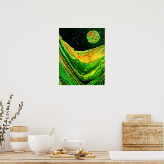 Cool space poster, sci-fi poster (Keuken)