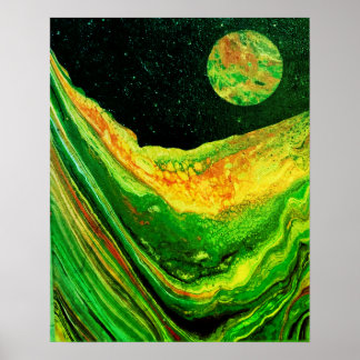 Cool space poster, sci-fi poster