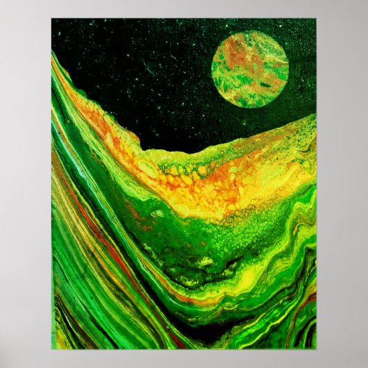 Cool space poster, sci-fi poster (Voorkant)