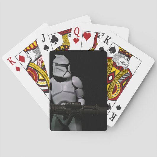 Cool Space Sci-Fi Speelgoed-fotografie Pokerkaarten (Achterkant)