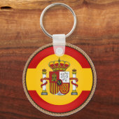 Cool Spain Flag Seal Sleutelhanger (Voorkant)