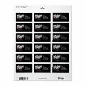 Cool Sparkling Christmas Adresetiketten Etiket (Full Sheet)