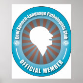 Cool Speech Language Pathologists Club Poster (Voorkant)