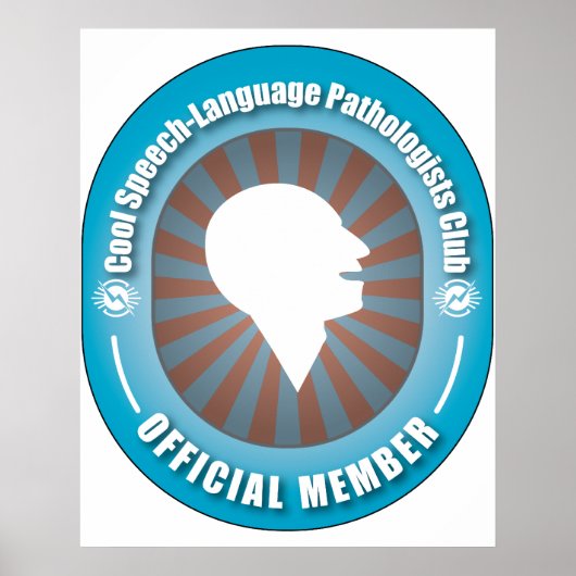 Cool Speech Language Pathologists Club Poster (Voorkant)