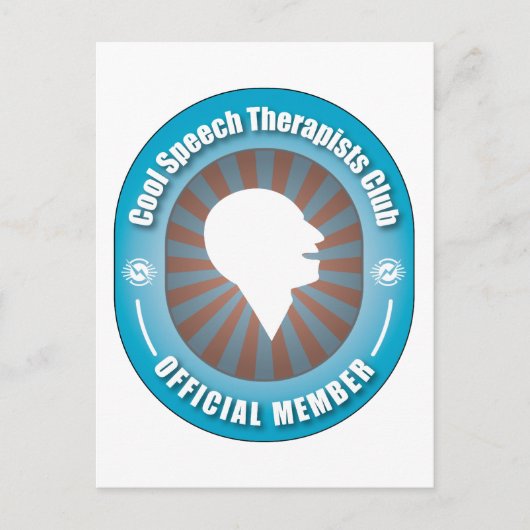 Cool Speech Therapists Club Briefkaart (Voorkant)