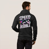 Cool Speed Dribble Cat Soccer For Athletes & Gamer Hoodie (Achterkant volledig)