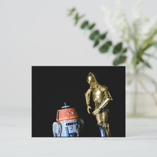 Cool Speelgoed Fotografierobot Feestdagenkaart (Staand voorkant)