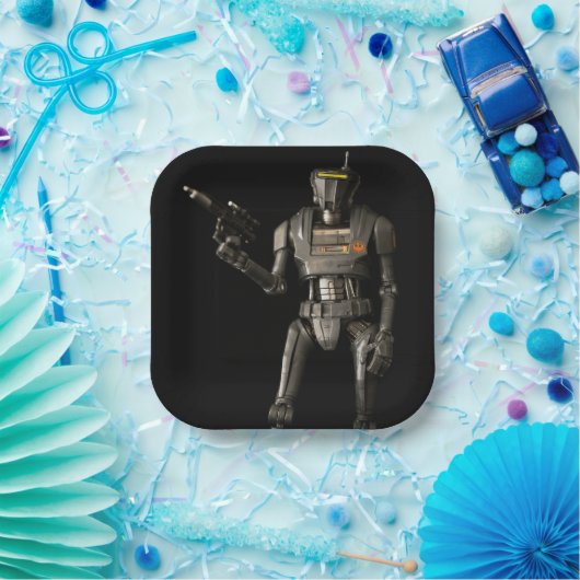 Cool Speelgoed Fotografierobot Papieren Bordje (Feest)