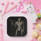 Cool Speelgoed Fotografierobot Papieren Bordje (Feest)