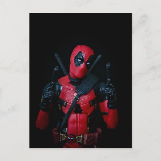 Cool Speelgoed Photography Anti-Hero ontwerp Feestdagenkaart (Voorkant)