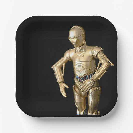 Cool Speelgoed Photography Droid Papieren Bordje (Voorkant)