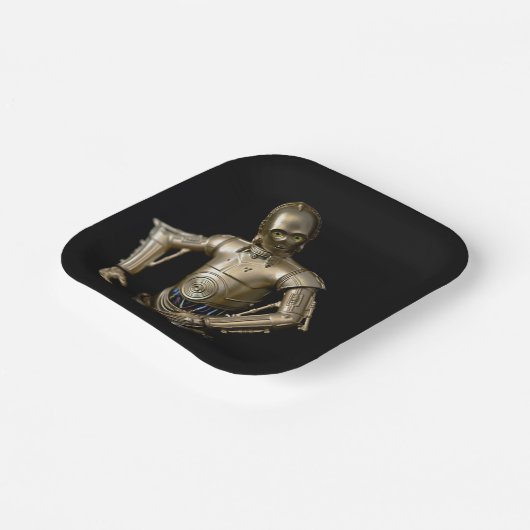 Cool Speelgoed Photography Droid Papieren Bordje (Gebogen)