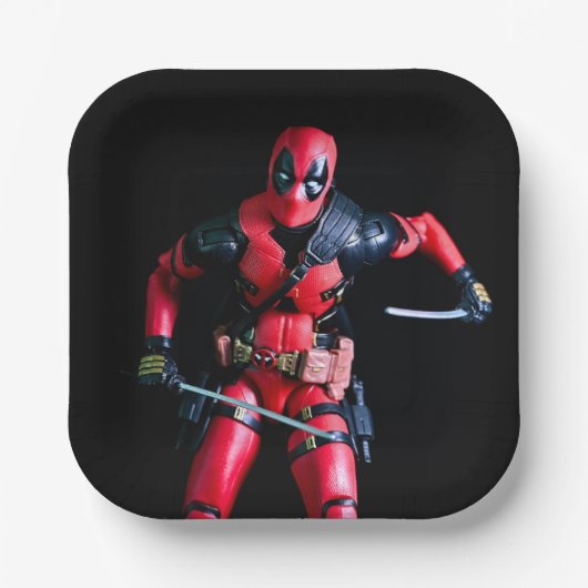 Cool Speelgoed Photography Superhero Papieren Bordje (Voorkant)