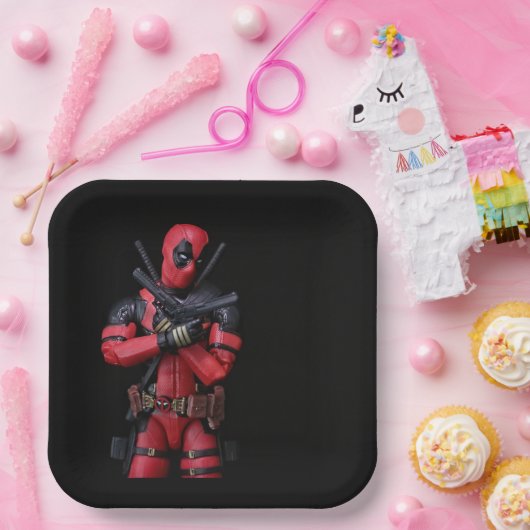 Cool Speelgoed Photography Superhero Papieren Bordje (Feest)
