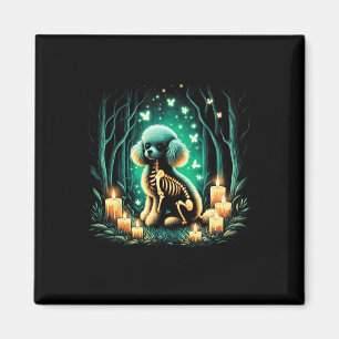 Cool Speelgoed Poedel Hond Skelet Halloween Hond M Magneet
