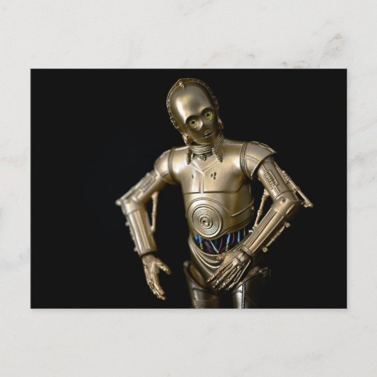 Cool speelgoed Robot foto Feestdagenkaart (Voorkant)