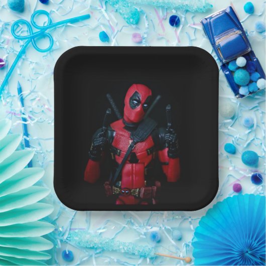 Cool Speelgoed Super Hero Papieren Bordje (Feest)