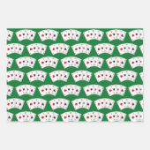 Cool speelkaartpatroon Casino party Inpakpapier Vel (Voorkant 2)