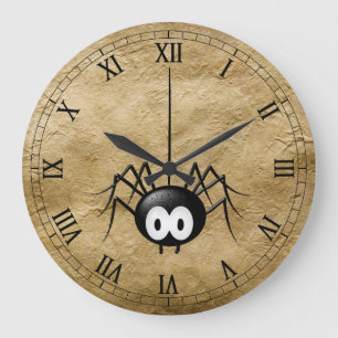 Cool Spider Clock! Grote Klok