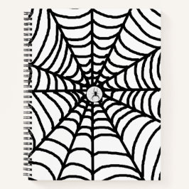 Cool Spider Web Spiral Notitieboek