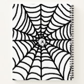 Cool Spider Web Spiral Notitieboek (Achterkant)