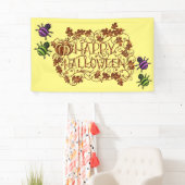 Cool Spiders Halloween Decorations Halloween Party Spandoek (Insitu)