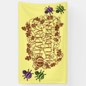 Cool Spiders Halloween Decorations Halloween Party Spandoek (Verticaal)