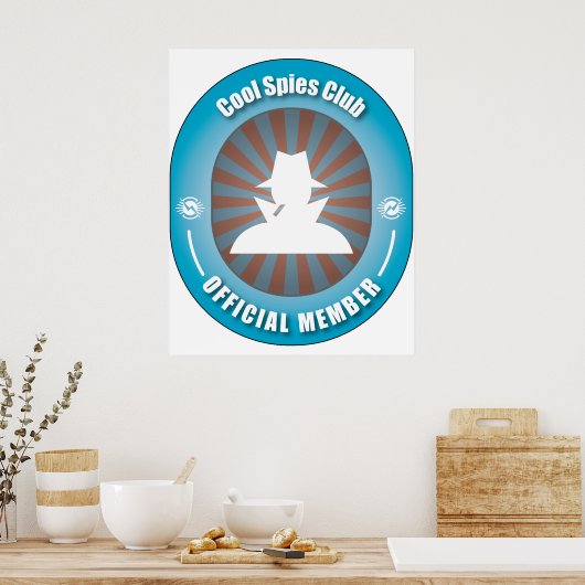 Cool Spies Club Poster (Keuken)