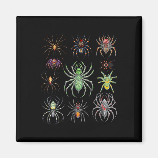 Cool spin voor mannen Tarantula Arachnid spide Magneet (Voorkant)