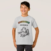Cool Spinosaurus Dinosaur T-Shirt (Voorkant volledig)