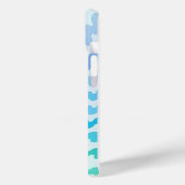 Cool Spiraal Kleuren iPhone 15 Hoesje (Achterkant / Links)