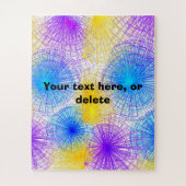 Cool spiral Circles Puzzle Legpuzzel (Verticaal)