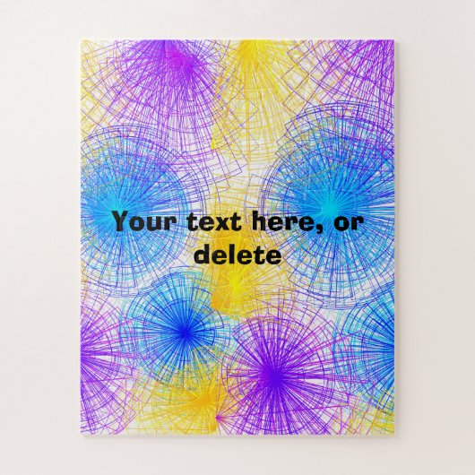 Cool spiral Circles Puzzle Legpuzzel (Verticaal)