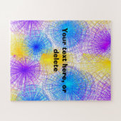 Cool spiral Circles Puzzle Legpuzzel (Horizontaal)