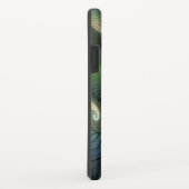 Cool Spirals Beige Green Turquoise Fractal Art Case-Mate iPhone Case (Achterkant/rechts)