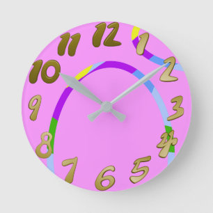 Cool Splash Wall Clock Ronde Klok