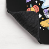 Cool spook skateboarder Halloween-ontwerp met pomp Muismat (Hoek)