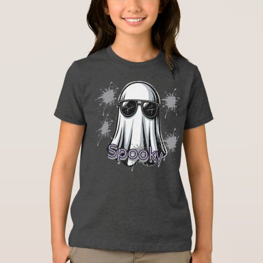 Cool Spooky Ghost T-shirt (Voorkant)