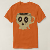 Cool Spooky Skull Mok T-shirt (Design voorkant)
