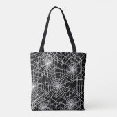Cool Spooky Spider Webs Tote Bag (Achterkant)