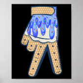 Cool Sport Baseball Home Bord Drip met Sprinkles Poster (Voorkant)