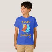 Cool Sport Surfen Windsurfen T-shirt (Voorkant volledig)