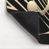 Cool Sport Tennis Logo Custom Monogram Mousepad Muismat (Hoek)