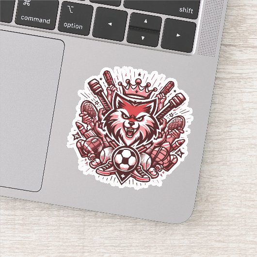 Cool Sports Liefhebbers Sticker (Detail)