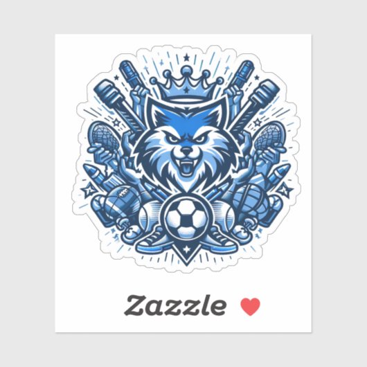 Cool Sports Liefhebbers Sticker (Vel)